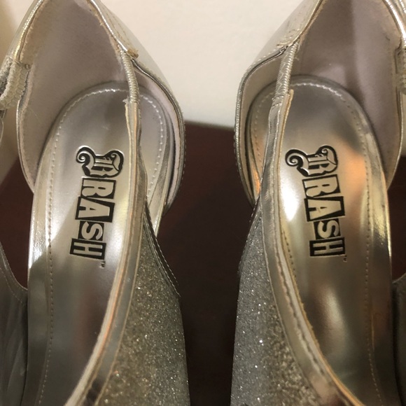 Brash Silver High Heels - Picture 3 of 3